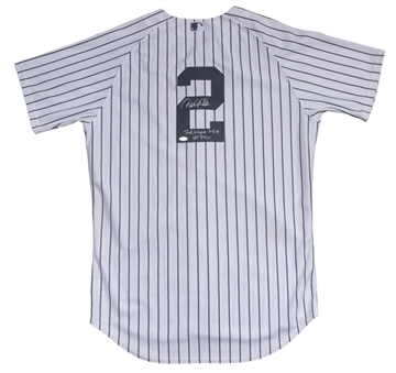 2014 Derek Jeter Game Used & Signed New York Yankees Home Uniform (Jersey & Pants) Used For Hit #3,430 Tying Wagner (MLB Authenticated & Steiner)